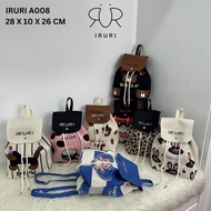 Knitted Backpack Latest IRURI KIKO Bag A008Wanita
