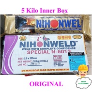 Nihonweld Welding Rod 6013 Special 3/32 2.5MM 5 Kg. Kilo Di Mausok Nihon Weld