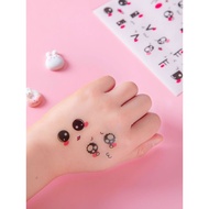 Transparent Transparent Small Fruit Smiley Face Sticker Plastic Waterproof Smiley Face Sticker Mini 
