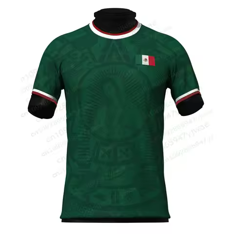 2026 Mexico Guadalupe Third Jersey Mexico Soccer Jersey Loose Quick Drying Sportswear Short Sleeved