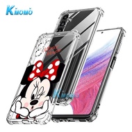 Mickey Minnie Mouse Phone Case For Samsung Galaxy A73 A72 A71 A70s A70 A54 A53 A52s A52 A51 A50 A50s 5G Soft Clear Back Cover