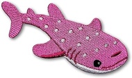 Patchicon4u Pink Sea Shark Ocean Animal Predator Fish Wild Nature Aquarium Iron on Sew on Embroidere
