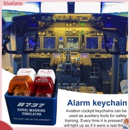 <BL>  Crew Keychain Realistic Cockpit Keychain Realistic Aircraft Keychain with Egpws Warning Sound 