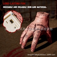 25Addams Family Wednesday Little Thing Latex Palm Electric Sound Movable Prop Horror Hand