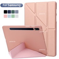 For Samsung Galaxy Tab S9 FE 5G SM-X516B X510 Case For Tab S9FE+ S9 Plus 12.4 Y-Fold Smart Leather Tablet Cover Funda