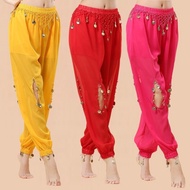 Belly Dance Lantern Pants - Chiffon Pendant Indian Dance Outfit