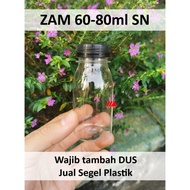 SET (Bottle + Cap) - Plastic Bottle 60 ML 80 ThickML 80ml Zam Zam 60 Bottle ML