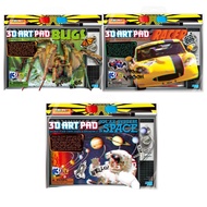 Play Buy [4M] Art Craft Creation 3D Painting Version Series-3D Space Art Painting Version 03703/3D R