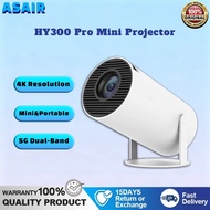 ASAIR HY300 Pro Mini Projector Portable 180° Rotating Smart WIFI 6 HD Home Theater Projector Support