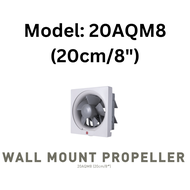 KDK 15AAQ1(15cm/6") /20AQM8 (20cm/8") /25AQM7 (25cm/10") /30AQM8(30cm/12") WALL MOUNTED PROPELLER / 