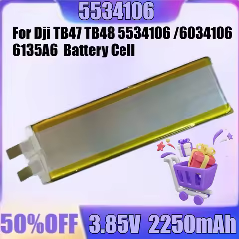 New for 5534106 3.8V Battery for Dji TB47 TB48 5534106 /6034106 6135A6 Battery Cell INSPIRE 1 2.0 PR