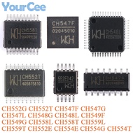 5PCS CH552T TSSOP-20 CH552G SOP-16 CH549G CH549F CH547L LQFP-48 USB Microcontroller Chip IC CH547F C