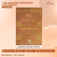 I am amazing Worldwide | Cafe Mocha | 10sachets | 15g per sachet | coffee mix with Barley and Alkali