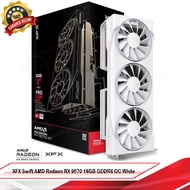 XFX Swift AMD Radeon RX 9070 XT 16GB GDDR6 White Triple Fan Gaming Edition | VGA Gaming RX 9070 XT