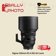 Sigma 135mm f/1.4 DG Art Lens