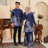Desa Murni Batik - Baju Sedondon Kurung Batik Alana & Kemeja Batik DM 7.0 (Satin Valentino) - Katalo