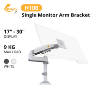 North Bayou NB Single Monitor Mount H100 17" - 30" VESA Monitor Arm Bracket Adjustable Desk Mount St