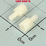 [50 Pieces]- HEX-M3 Plastic Pillar Male-Female Length 6mm Linhkien IC