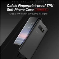 HITAM Save Soft Case CAFELE ORIGINAL Samsung Note 8 Matte TPU Ultrathin Thin - Black
