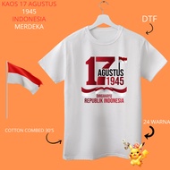 MERAH TSHIRT FOR THE 80TH INDONESIAN INDEPENDENCE DAY, AUGUST 17, 2025, INDONESIA, INDEPENDENCE, RED