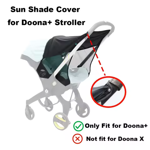 Sun Shade Cover for Doona+， Full Coverage UV Protection for Outdoor Summer Use, Compatible with Doon
