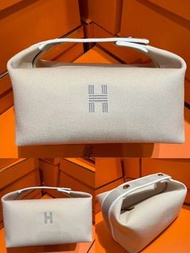 Hermes 飯盒包米色小號 全新無盒 可陪驗