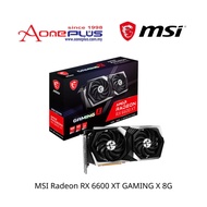 (AONE PLUS SS2) MSI Radeon RX 6600 XT GAMING X 8G