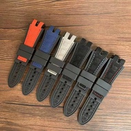 With logo Adapt to Roger Dubuis Roger Dubuis EXCALIBUR King Series Suede Silicone Sole Watch Strap