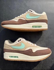 Nike Air Max 1 PRM Crepe Hemp 復古輕便跑鞋 黃棕色 男女同款 | 香港順豐5-7天到港包郵