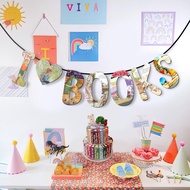 I Love(Heart) Book Banner Reading Book Club Library Comic Themed Party Decorations Supplies