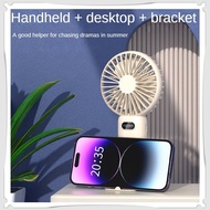 Handheld Fan Desktop Portable Fan 5 geas Adjustable USB Rechargeable Pocket Fan Library outdoor Table summer cooling YO