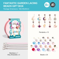 Mideer มิเดียร์ lacing beads-fantastic garden gift box เซตลูกปัดเจ้าหญิง D.I.Y MD3334