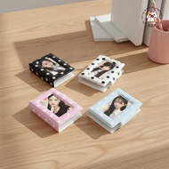 [ADP] Polka Dot 3 Inch Photo Album Waterproof PVC Cover Large Capacity Holder for Kpop Photocards Co