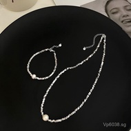 Broken Silver Hot-Selling Collarbone Chain for Women S925Versatile Natural Temperament Internet Cele
