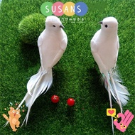 SUSANS Emulation Dove Home Decor Bird Ornament Artificial Foam Fake Dove