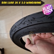 OUTER TIRE 20 X 3.00 WANDAKING BMX Bike size 20 JUMBO BMX BIKE OUTER TIRE/