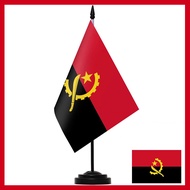 Angola Deluxe desk flag desktop set Flag of Angola