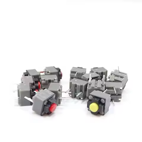 5PCS/10PCS KAILH 6 * 6 * 7.3mm Square Silent Mouse Micro Switch Thundersnake Logitech M330M220M590 B
