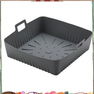 23cm/9Inch Square Large Silicone Air Fryer Liners Mold for  Air Fryer 6-8QT Reusable Airfryer Oven B