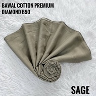 BAWAL COTTON PREMIUM DIAMOND BIDANG 50 [ BAWAL BATU TABUR ]