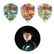 TARGET TARGET 8 FLIGHT Japanese Dartist Reichiro Nishikawa White No.6 Professional Dart Wing