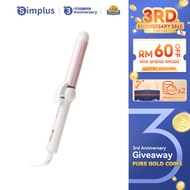 【Simplus Pink】Simplus 2 In 1 Professional Hair Curler Hair Straightener 4-Gear Temperature 3s Fast H