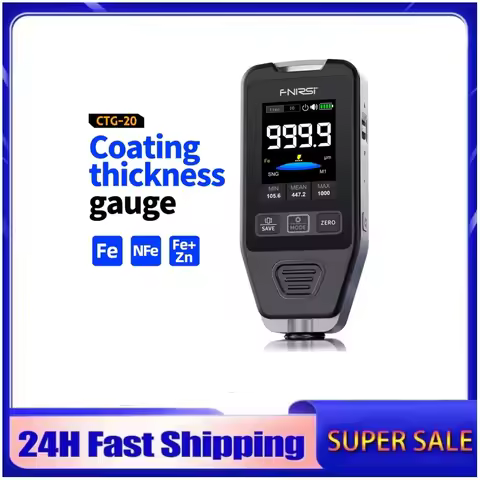 FNIRSI CTG-20 Car Paint Thickness Metal & Putty Powder Coating ThicknessGauge Electroplate Gauge for