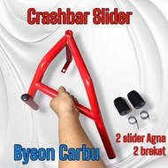 Crashbar tubular byson frameslide slider