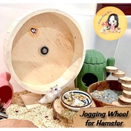 KAYU Mochimi Silent Wheel Wooden Hamster Hedgehog Mini | Hamster Swivel Wheel Toy Without Sound