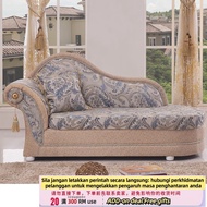 Get 7% coupon+ e Longue European-Style Bedroom Small Apartment Sofa Recliner Simple Fabric Single Be