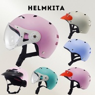 Pastel Color Adult Women's Electric Bike Helmet