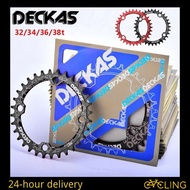 Deckas 104BCD Round Narrow Wide Chainring MTB Mountain bike bicycle 104BCD 32T 34T 36T 38T crankset 