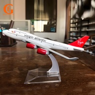 Virgin Atlantic Airways Boeing 747 Aircraft Model B747 UK Diecast Metal Airplane Plane Model