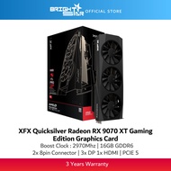 XFX Quicksilver Radeon RX 9070 XT Gaming Edition 16GB GDDR6 Graphics Card RX-97TQICKB9